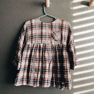 Zara BabyGirl Plaid Dress